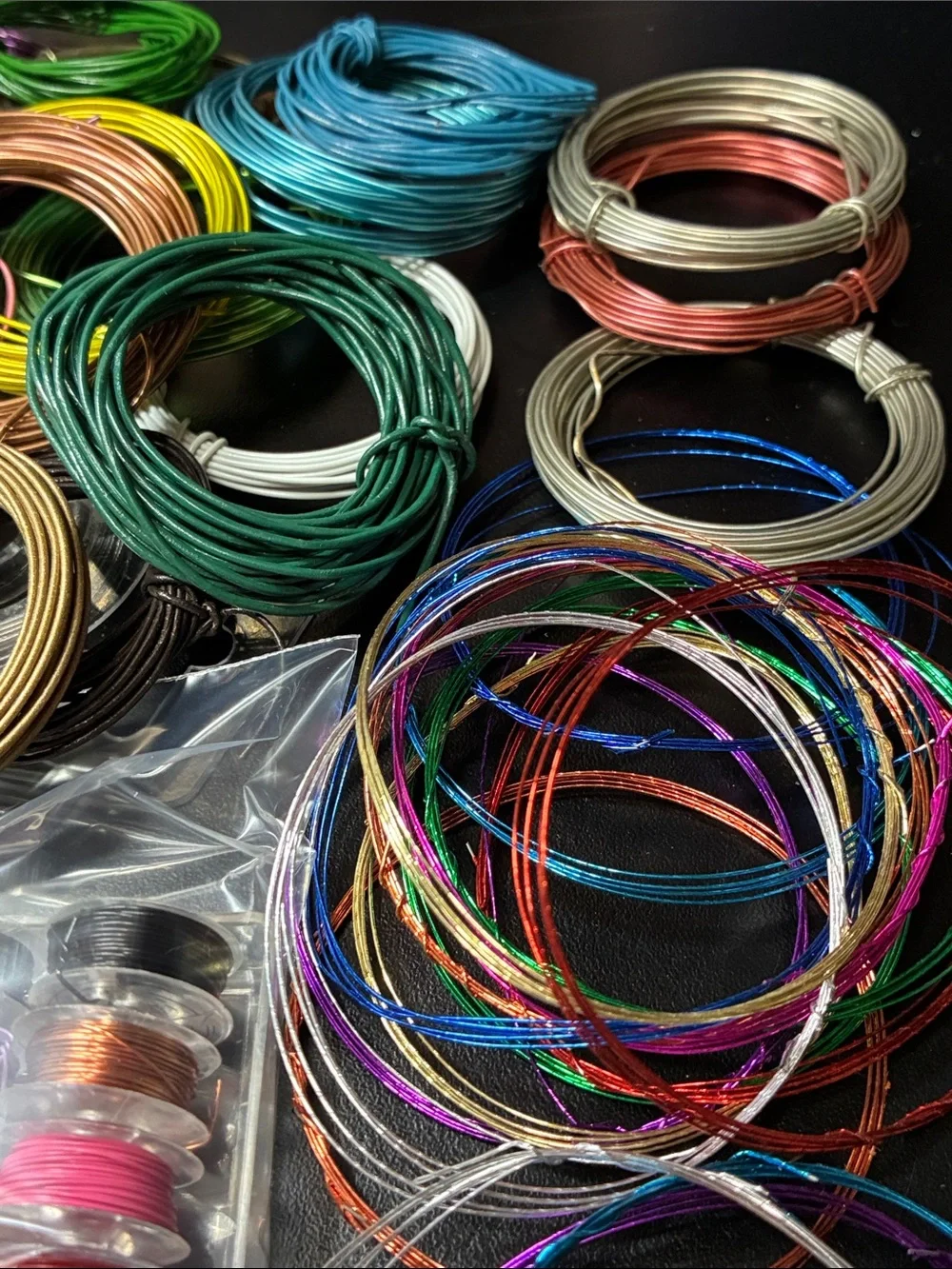 Assorted Colored Craft Wire Spools - Multicolor